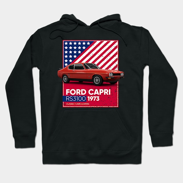 Classic Car Capri RS3100 1973 Hoodie by cecatto1994